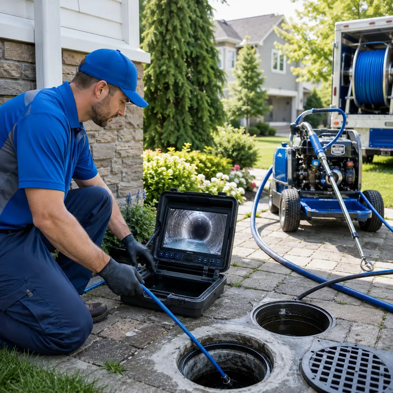 Outdoor drain cleaning professionals serving Waukegan, IL